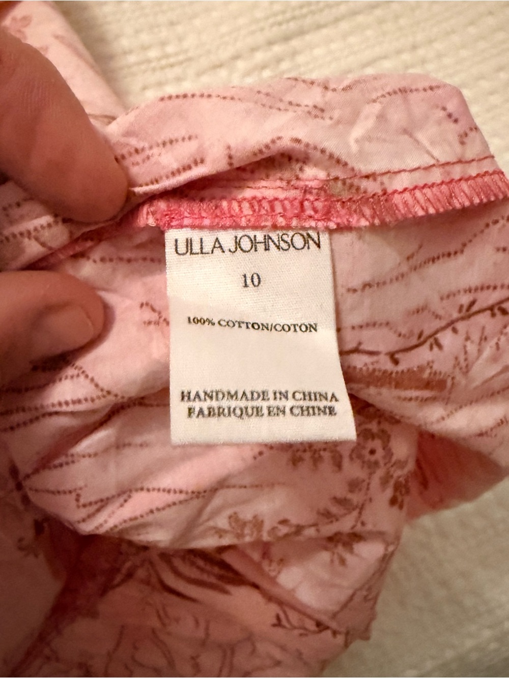 Ulla Johnson Makana Floral Tiered Midi Skirt with Drawstring - Picture 7 of 8